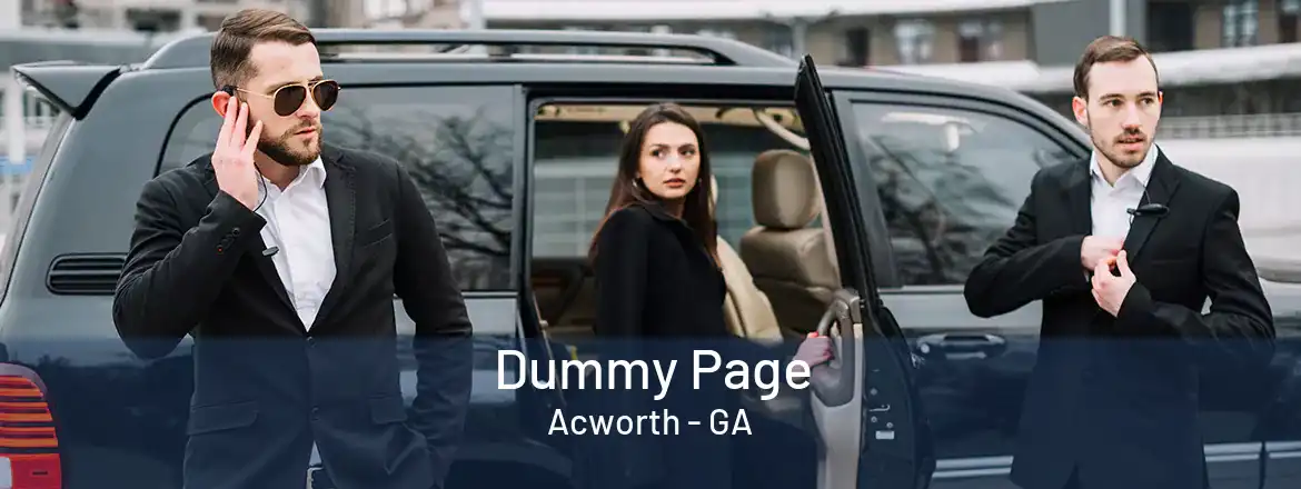 Dummy Page Acworth - GA