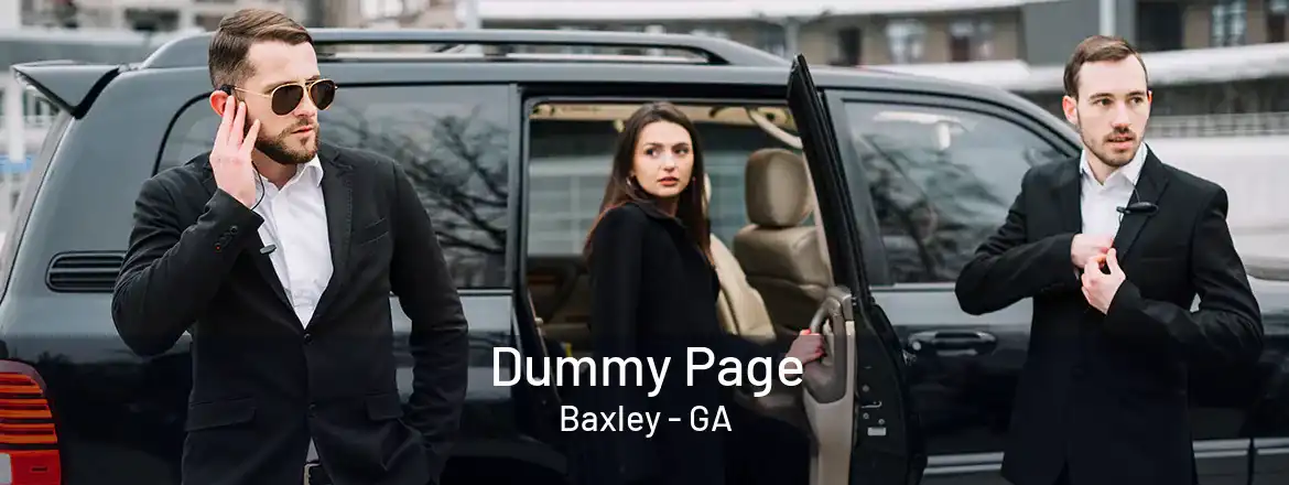  Dummy Page Baxley - GA