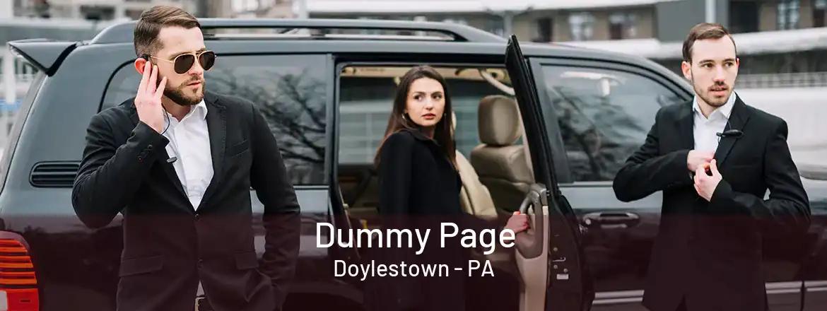  Dummy Page Doylestown - PA