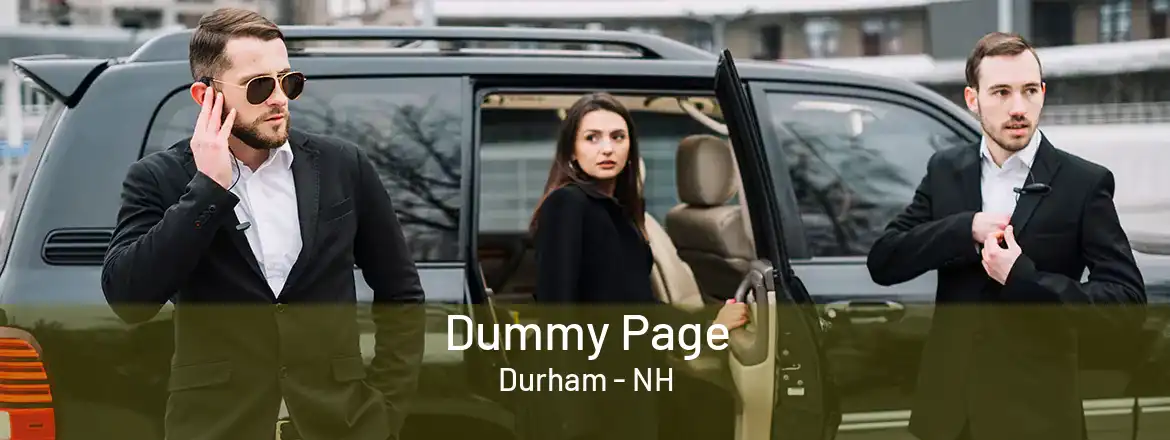  Dummy Page Durham - NH