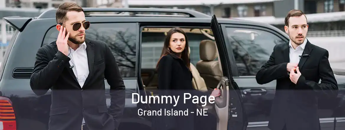  Dummy Page Grand Island - NE