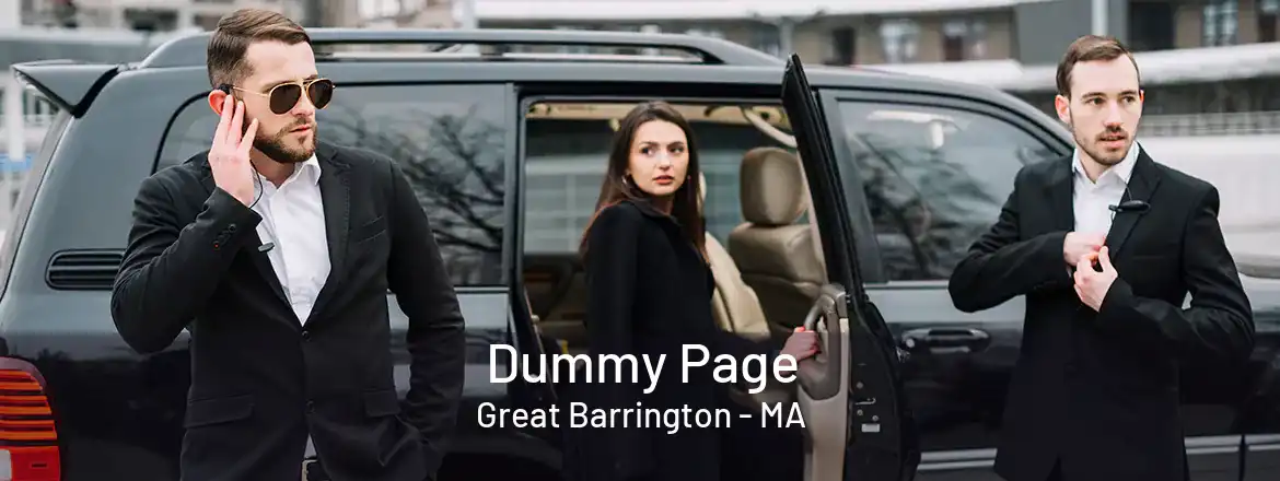  Dummy Page Great Barrington - MA
