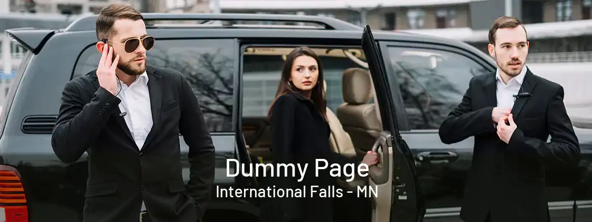  Dummy Page International Falls - MN