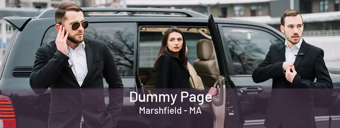  Dummy Page Marshfield - MA