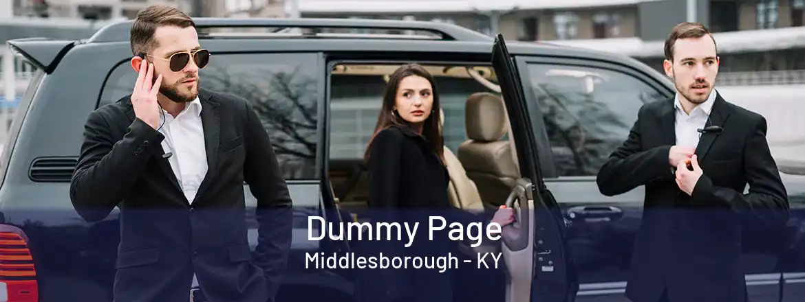  Dummy Page Middlesborough - KY