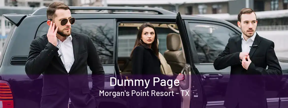  Dummy Page Morgan's Point Resort - TX