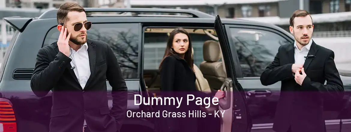  Dummy Page Orchard Grass Hills - KY