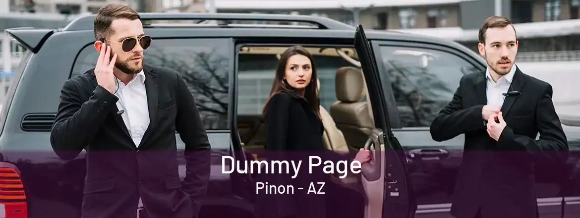  Dummy Page Pinon - AZ