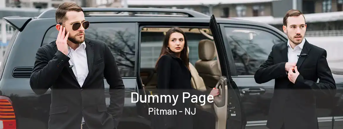  Dummy Page Pitman - NJ