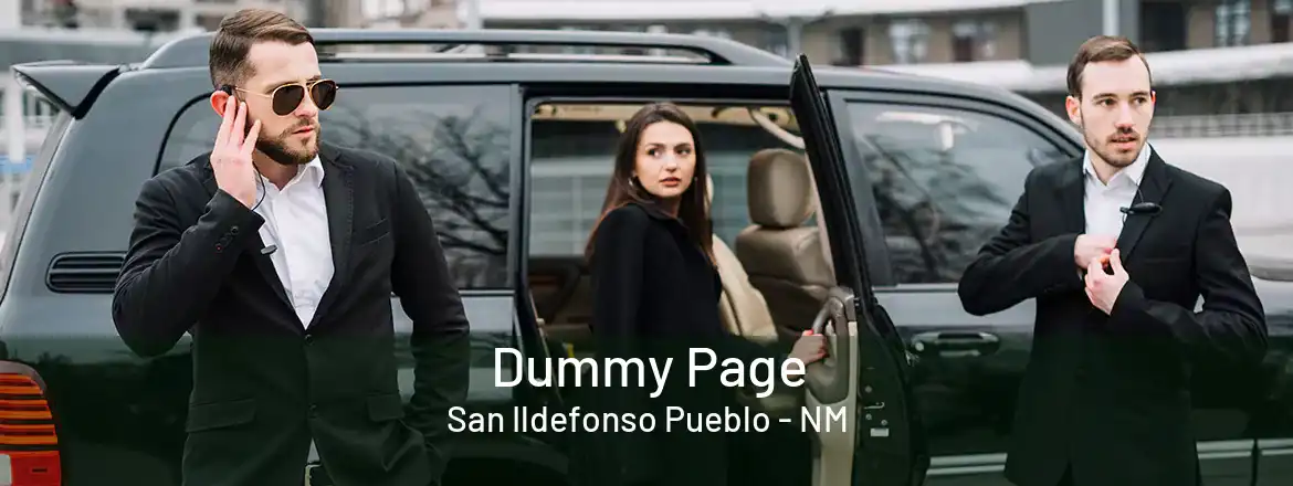 Dummy Page San Ildefonso Pueblo - NM