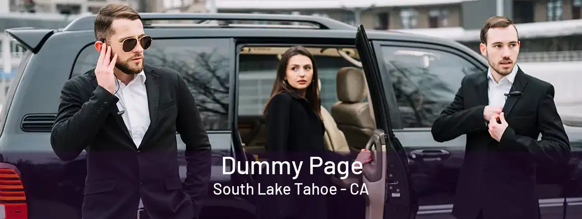  Dummy Page South Lake Tahoe - CA
