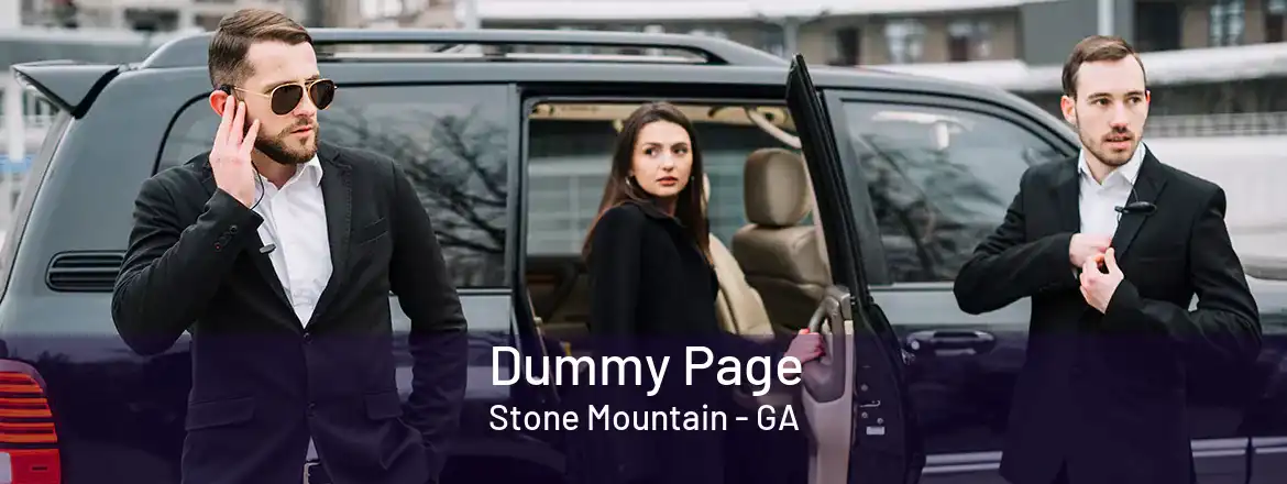  Dummy Page Stone Mountain - GA