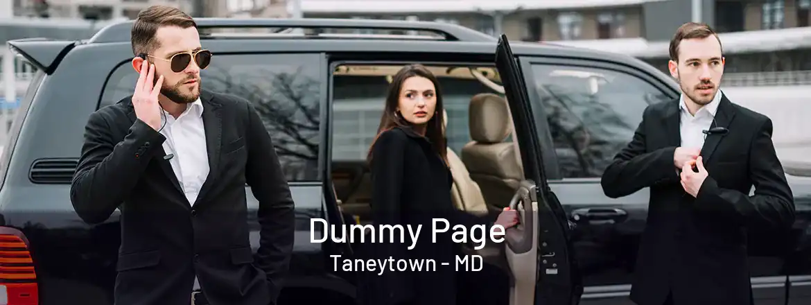  Dummy Page Taneytown - MD