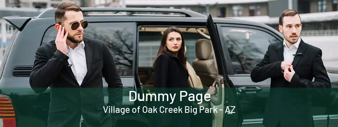  Dummy Page Village of Oak Creek Big Park - AZ