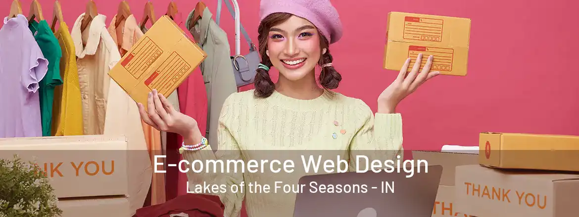  E-commerce Web Design Lakes of the Four Seasons - IN